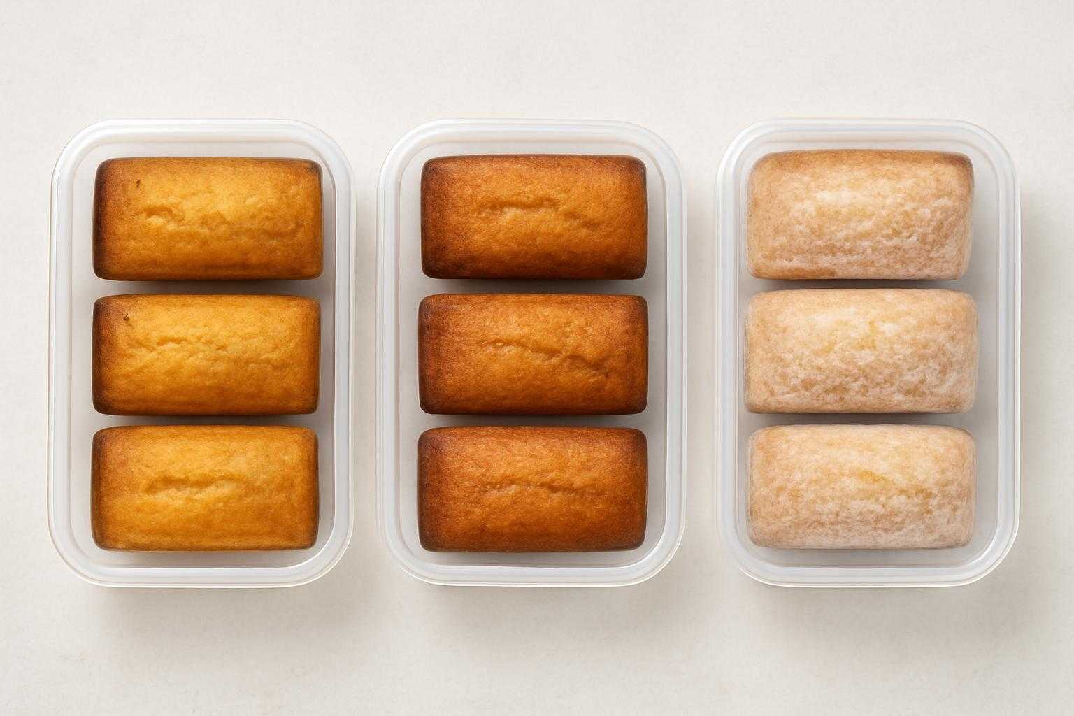 常温・冷蔵・冷凍保存の3つの保存方法を比較する画像